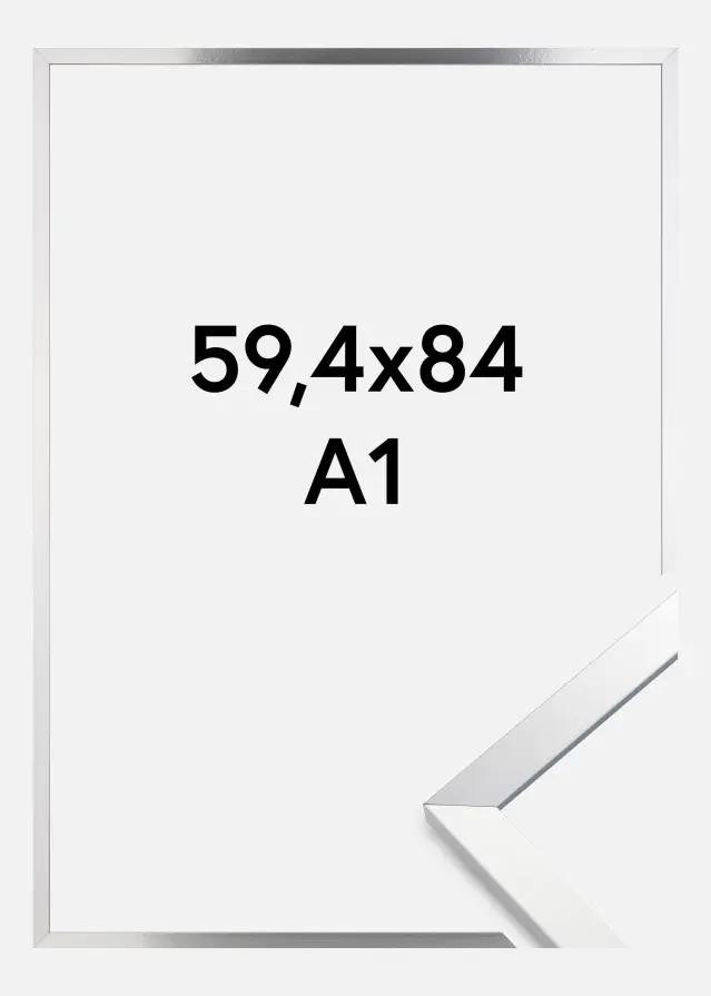 Trendy Keret Akrilüveg Ezüst 59,4x84,1 cm (A1)