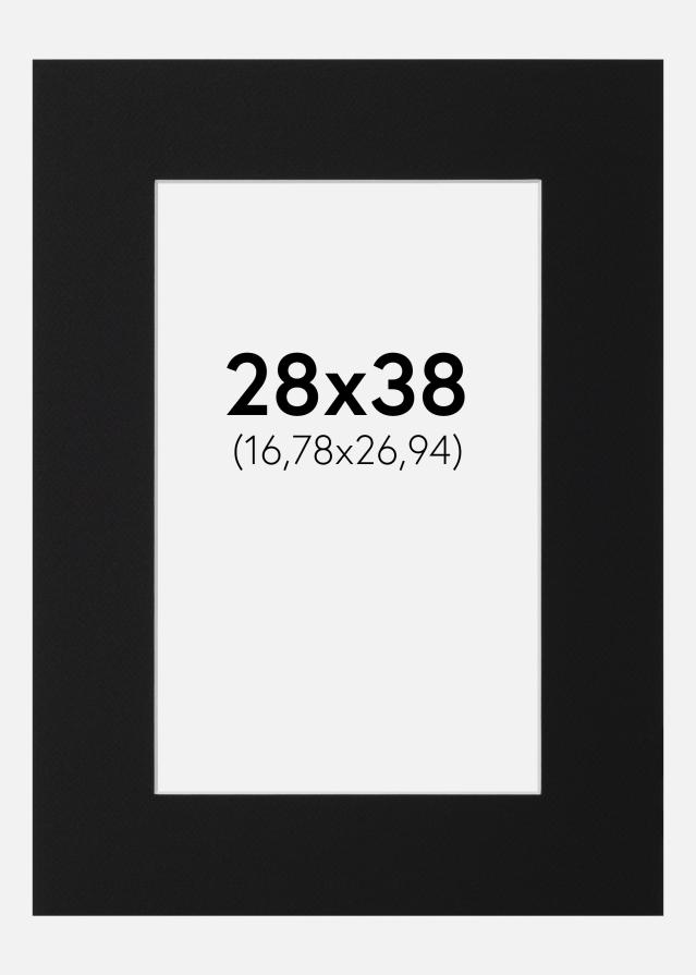 Paszpartu Fekete Standard (Fehér Mag) 28x38 cm (16,78x26,94)