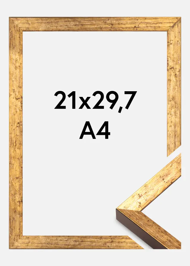 Keret Dune Akrilüveg Arany 21x29,7 cm (A4)