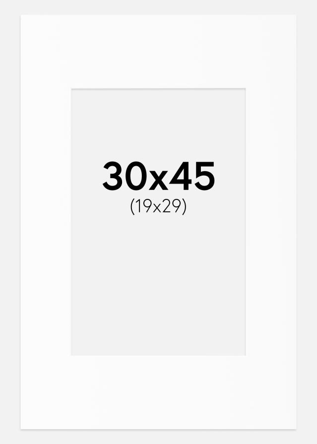 Paszpartu Fehér Standard Fehér él 30x45 cm (19x29)