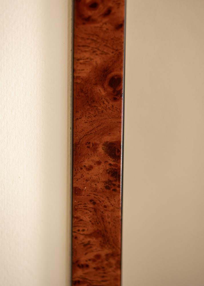 Keret Hermes Akrilüveg Burr Walnut 70x100 cm