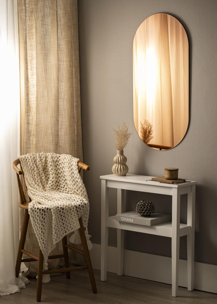 KAILA Tükör Ovális Rose Gold 50x100 cm