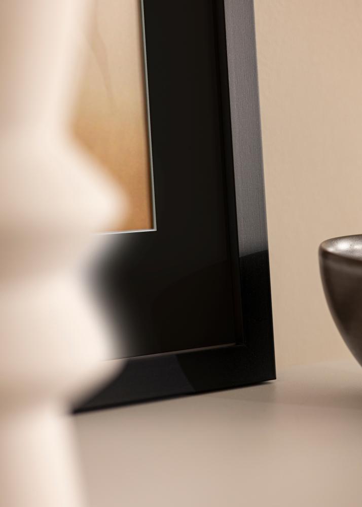 Keret Black Wood 45x60 cm - Paszpartu Fekete 32x45 cm