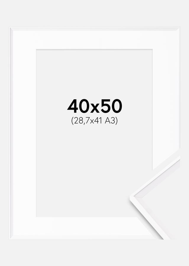 Keret Desire Fehér 40x50 cm - Paszpartu Fehér 29,7x42 cm (A3)