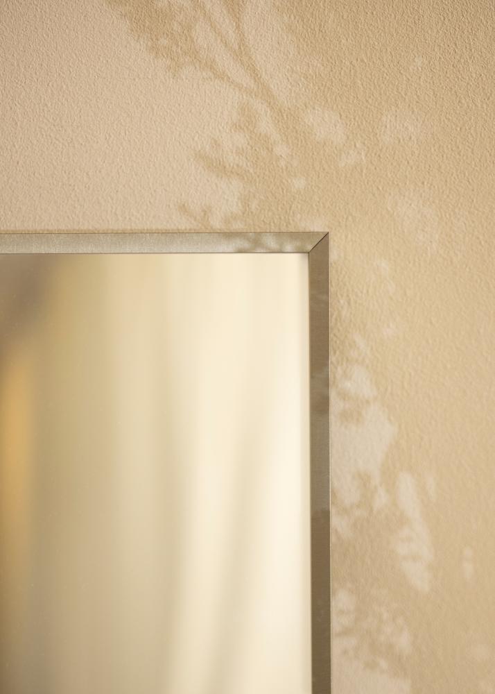 Tükör Nilsen Prémium Alpha Kefélt Acél - Egyéni méret