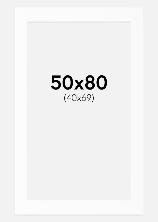 Paszpartu Canson Fehér Fehér él 50x80 cm (40x69)