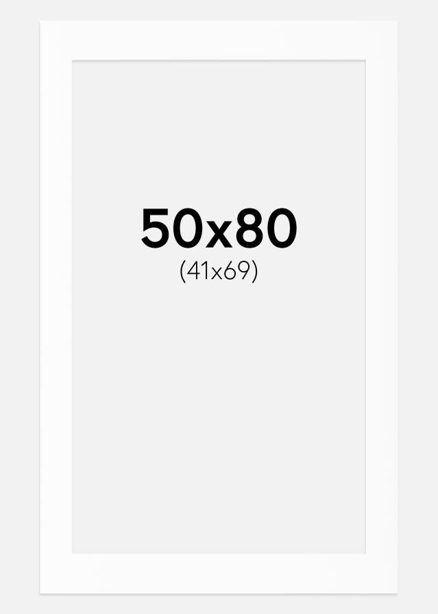 Paszpartu Canson Fehér Fehér él 50x80 cm (41x69)