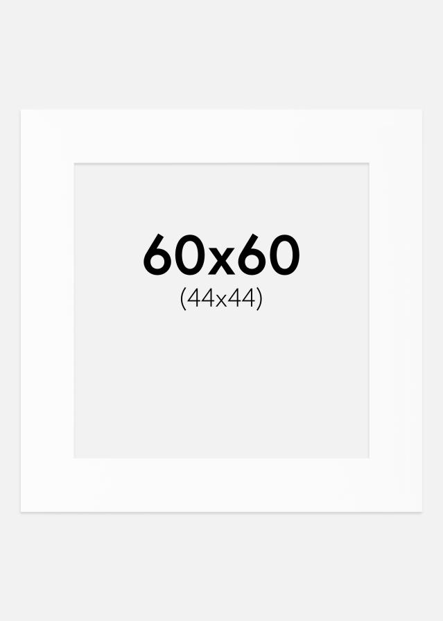 Paszpartu Canson Fehér Fehér él 60x60 cm (44x44)