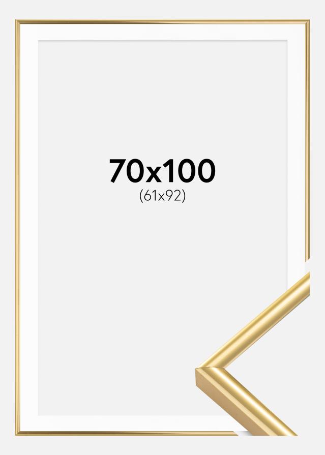 Keret Victoria Arany 70x100 cm - Paszpartu Fehér 62x93 cm