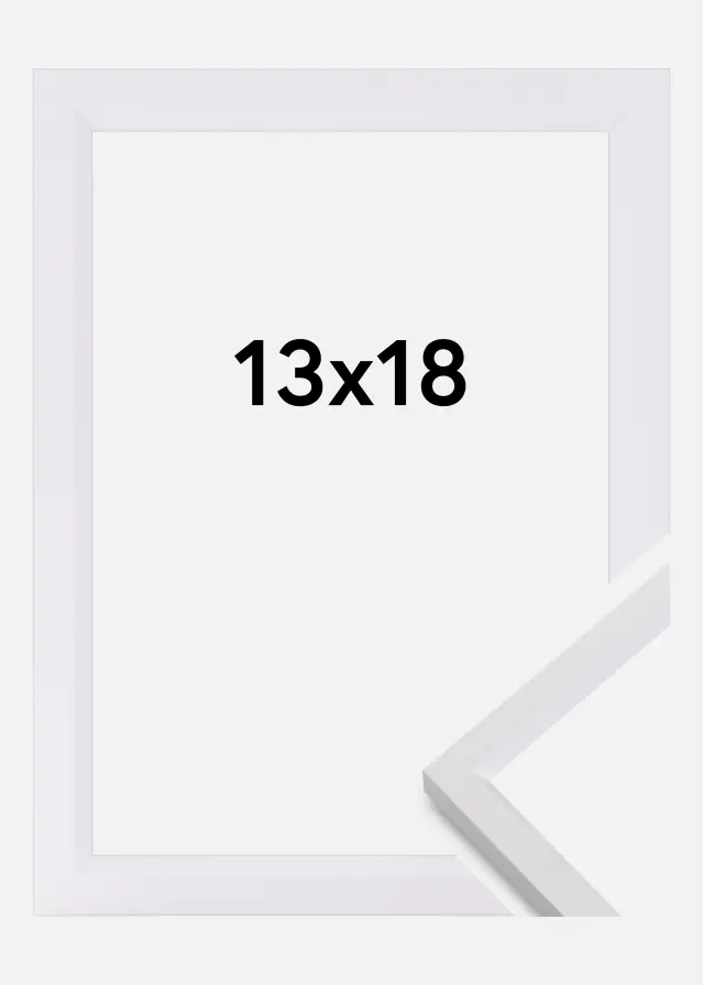 Keret Steel Style Fehér 13x18 cm