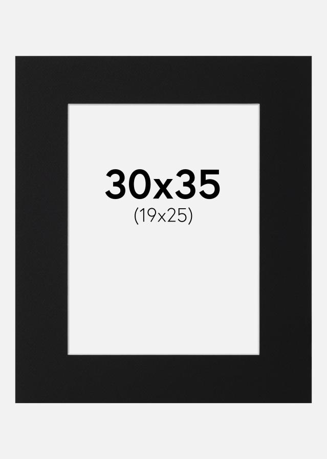 Paszpartu Fekete Standard (Fehér Mag) 30x35 cm (19x25)