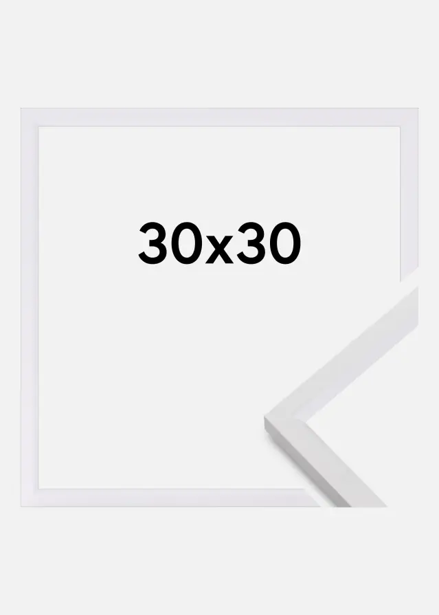 Keret Steel Style Fehér 30x30 cm