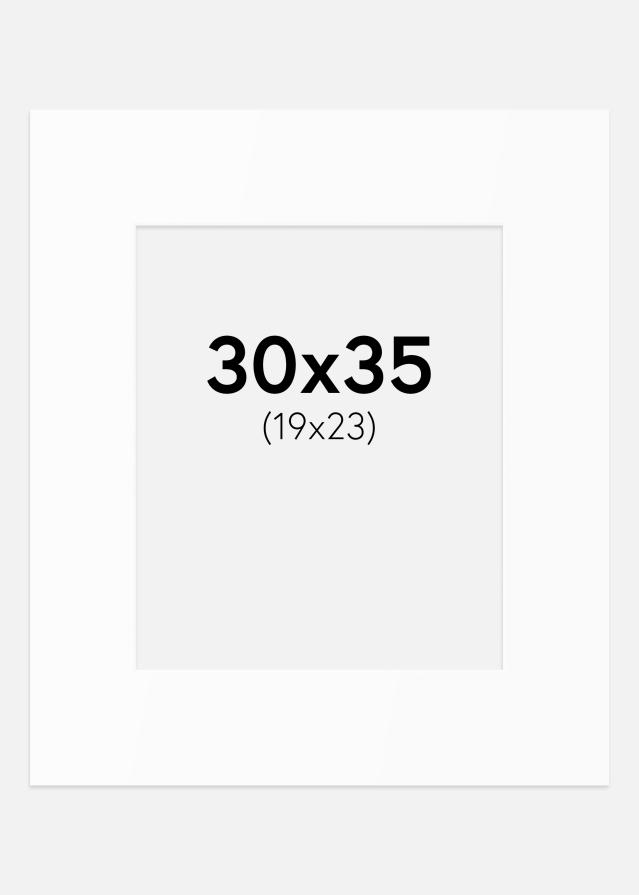 Paszpartu Standard fehér (fehér mag) 30x35 cm (19x23)