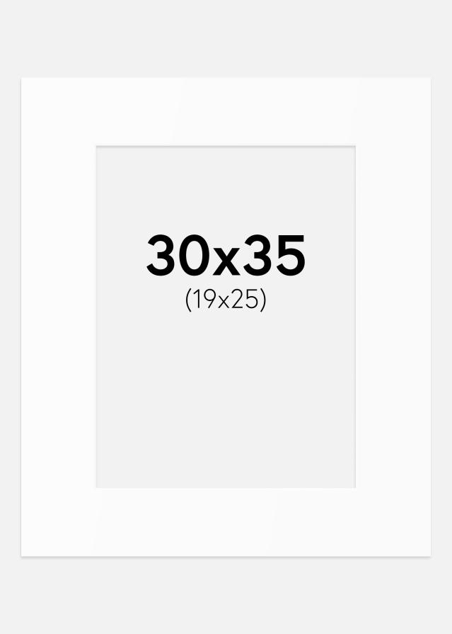 Paszpartu Standard fehér (fehér mag) 30x35 cm (19x25)
