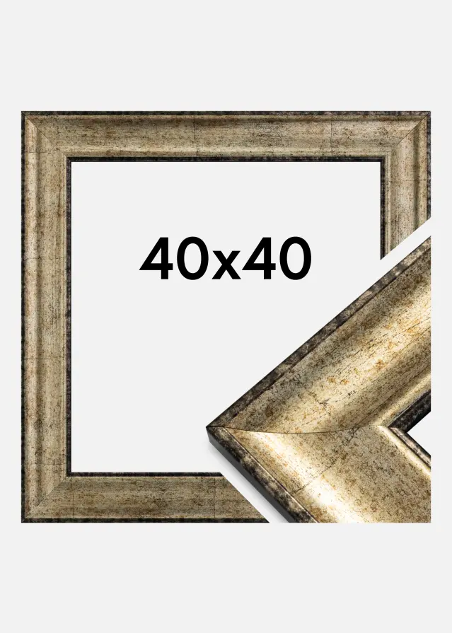 Keret Saltsjöbaden Antik arany 40x40 cm