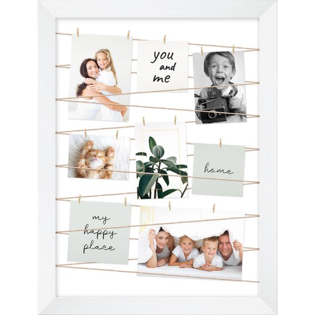 Fotogalleri Kollázs keret Fehér 50x70 cm