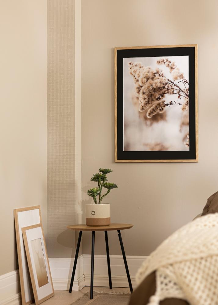 Keret Trendy Tölgy 20x25 cm - Paszpartu Fekete 14x18 cm