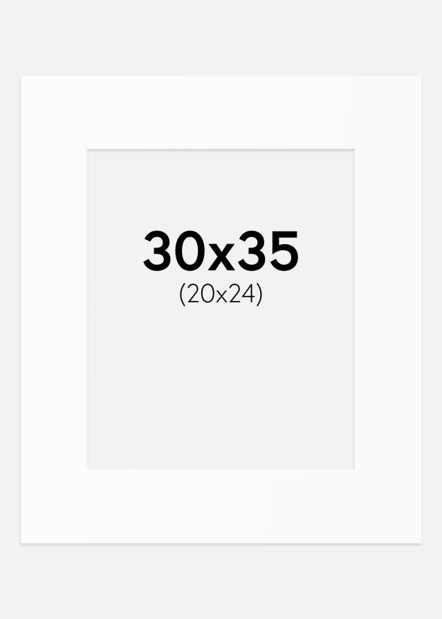 Paszpartu Standard fehér (fehér mag) 30x35 cm (20x24)