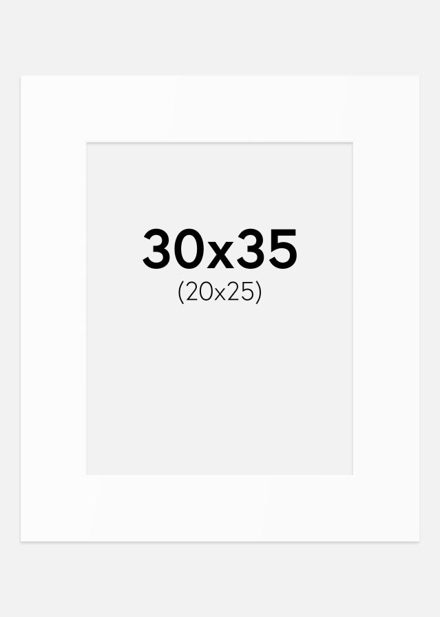 Paszpartu Standard fehér (fehér mag) 30x35 cm (20x25)