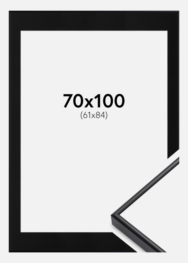 Keret Visby Fekete 70x100 cm - Paszpartu Fekete 62x85 cm