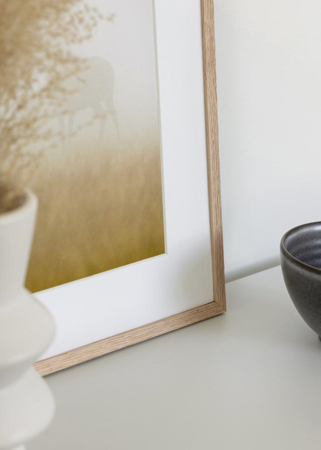 Keret keskeny tölgy Akril üveg 10x10 cm