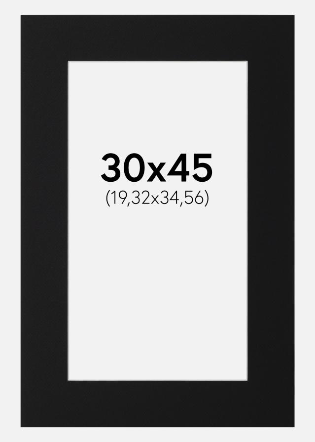 Paszpartu Fekete Standard (Fehér Mag) 30x45 cm (19,32x34,56)