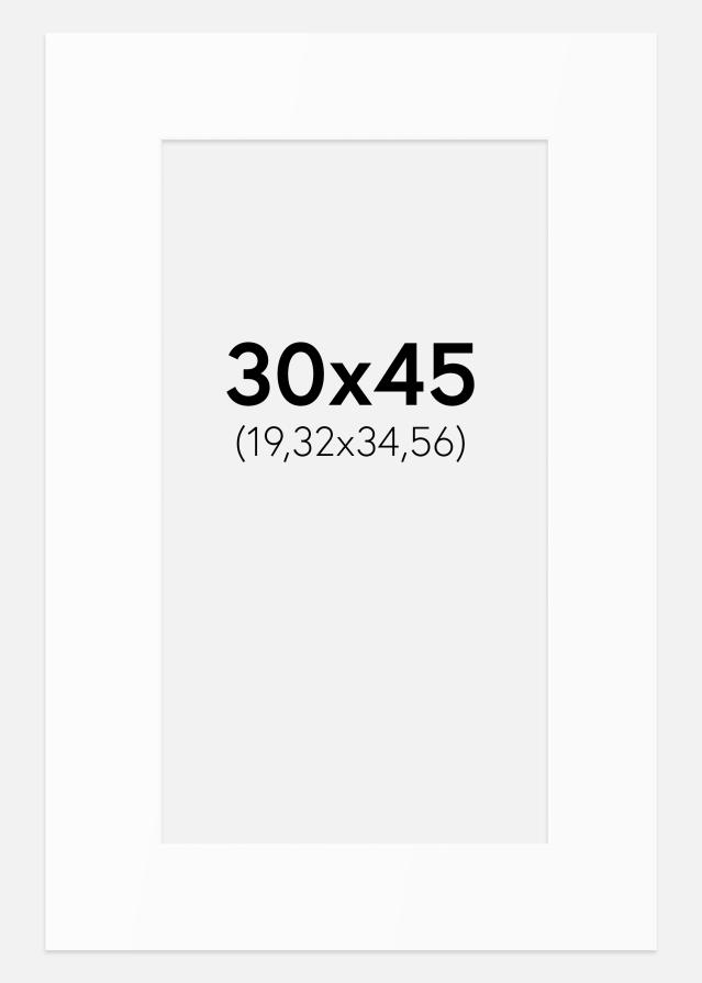 Paszpartu Standard fehér (fehér mag) 30x45 cm (19,32x34,56)