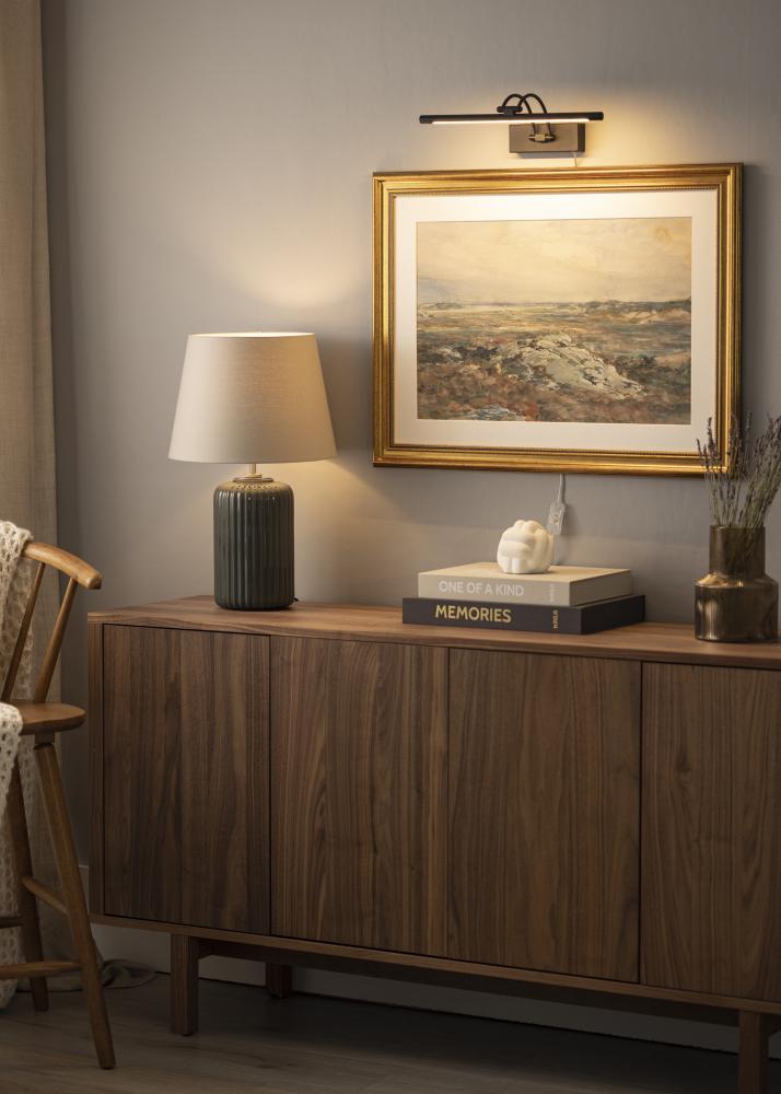 Gunnebo V962 LED kép megvilágítás 37 cm - Fekete