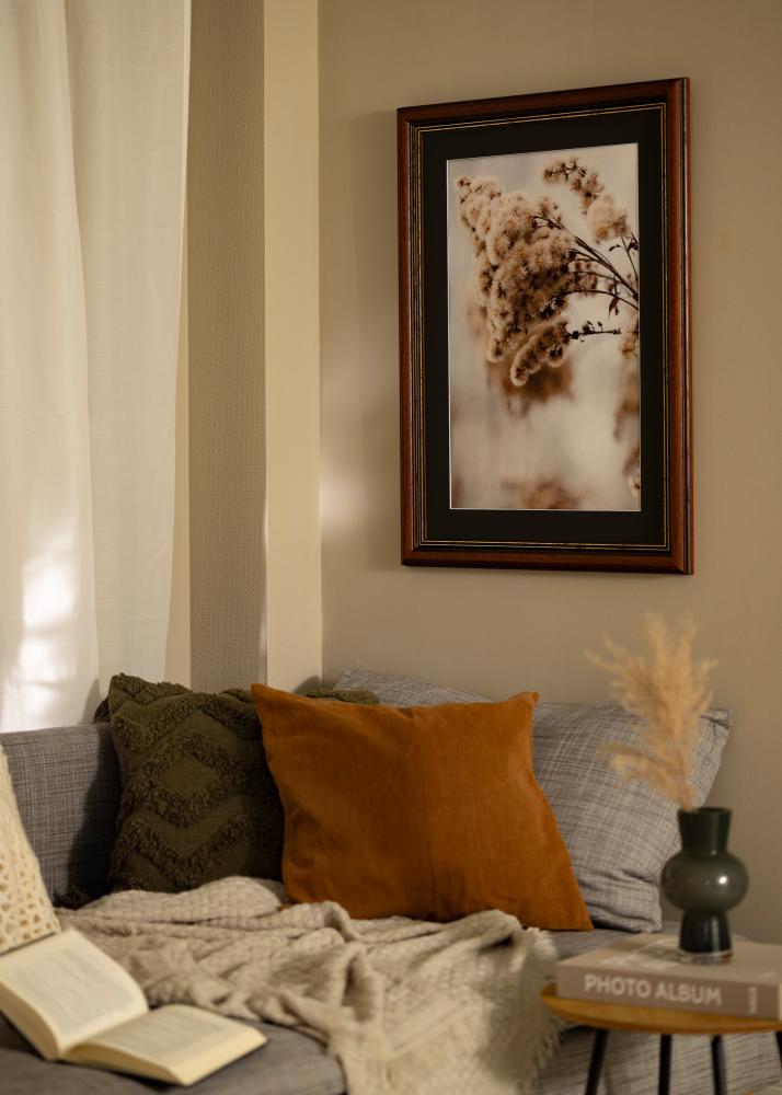 Keret Old Retró 30x40 cm - Paszpartu Fekete 21x29,7 cm (A4)