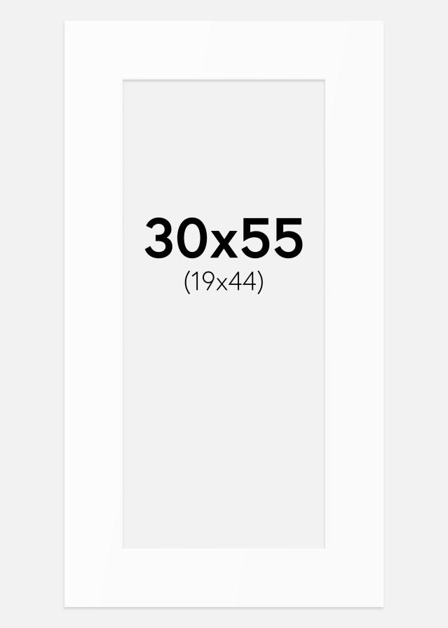 Paszpartu Standard fehér (fehér mag) 30x55 cm (19x44)