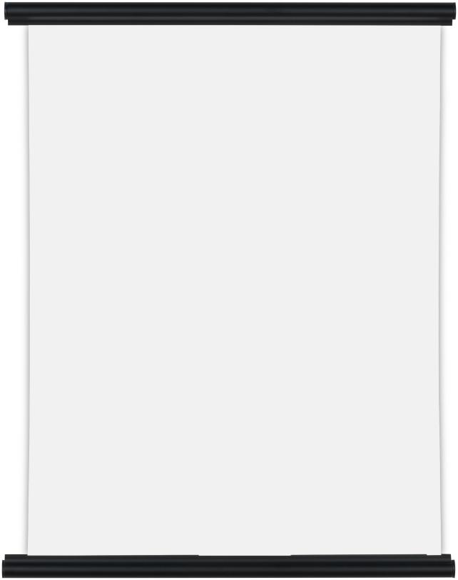 Poszterakasztó Alumínium Fekete - 100 cm