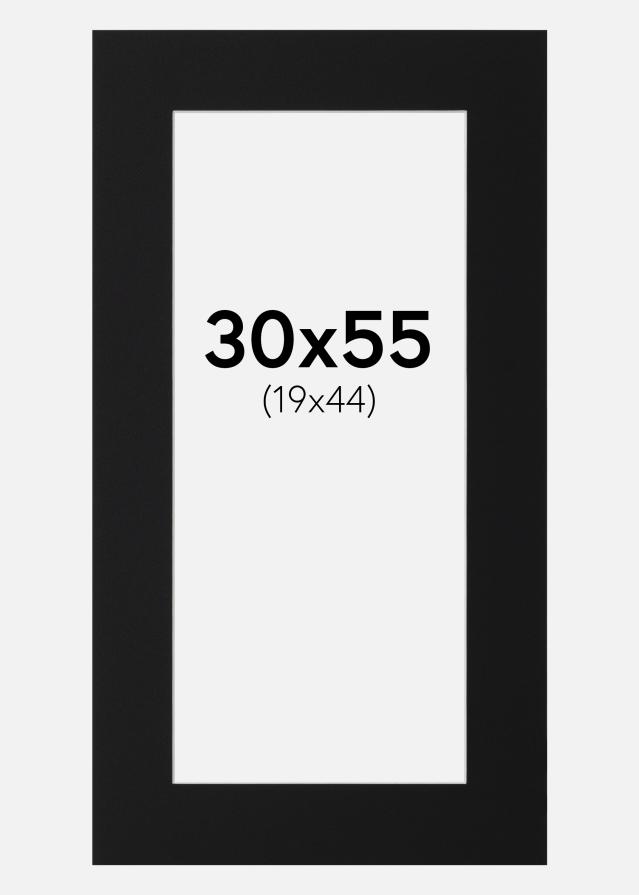 Paszpartu Fekete Standard (Fehér Mag) 30x55 cm (19x44)