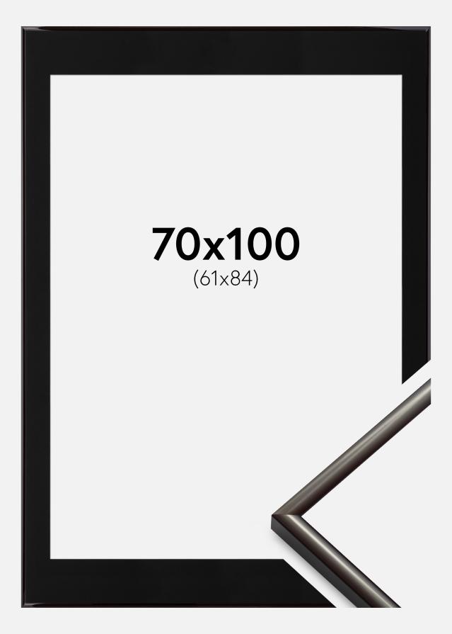 Keret New Lifestyle Espresso Brown 70x100 cm - Paszpartu Fekete 62x85 cm