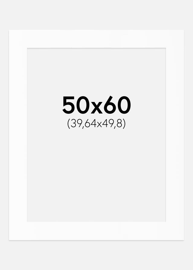 Paszpartu Canson Fehér Fehér él 50x60 cm (39,64x49,8)