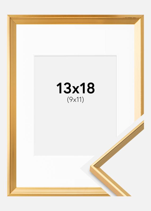 Keret Desire Arany 13x18 cm - Paszpartu Fehér 10x12 cm