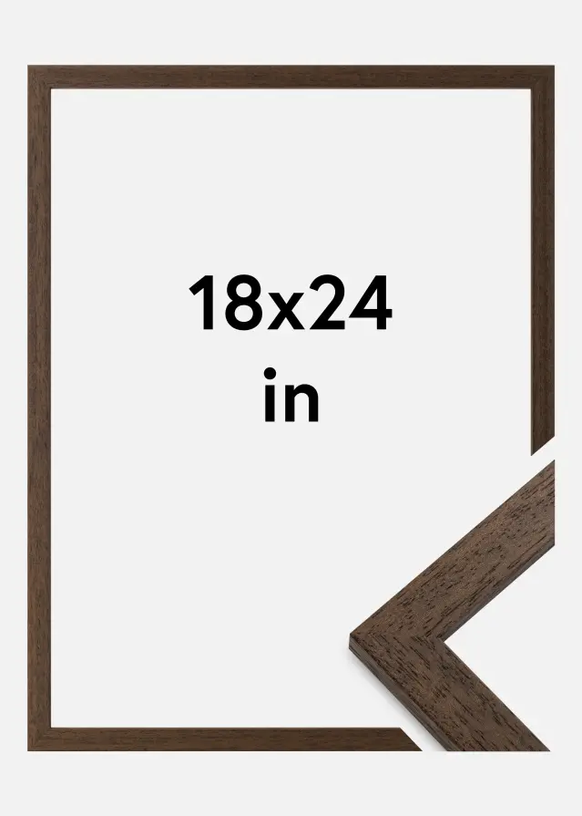 Keret Brown Wood 18x24 inches (45,72x60,96 cm)