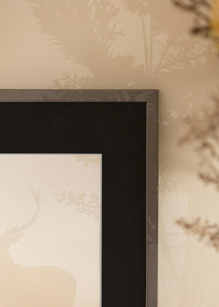 Keret Edsbyn Grafit 20x30 cm - Paszpartu Fekete 15x21 cm (A5)