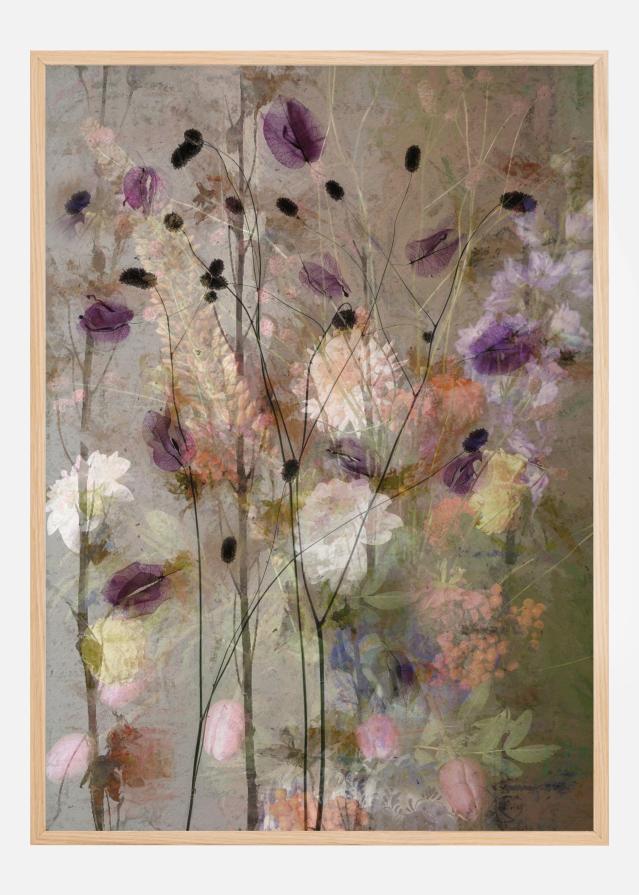 Painterly Flowers Poszter