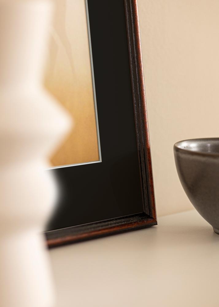 Keret Horndal Dió 50x60 cm - Paszpartu Fekete 14x18 inches