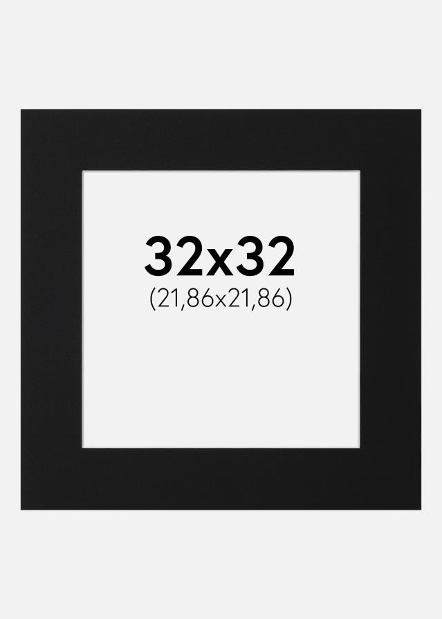 Paszpartu Fekete Standard (Fehér Mag) 32x32 cm (21,86x21,86)