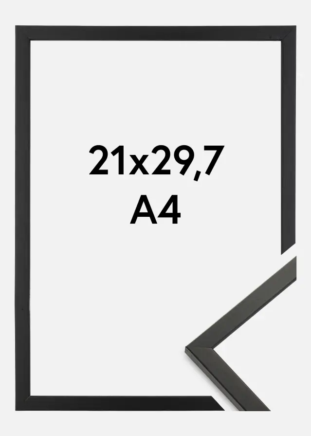 Keret Galant Akrilüveg Fekete 21x29,7 cm (A4)
