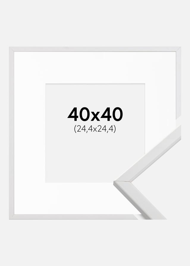 Keret Galant Fehér 40x40 cm - Paszpartu Fehér 10x10 inches