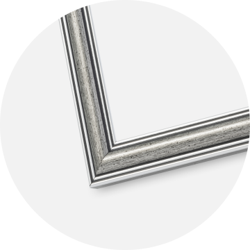 Keret Frigg Ezüst 20x30 cm