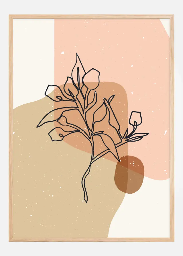 Abstract composition branch Poszter