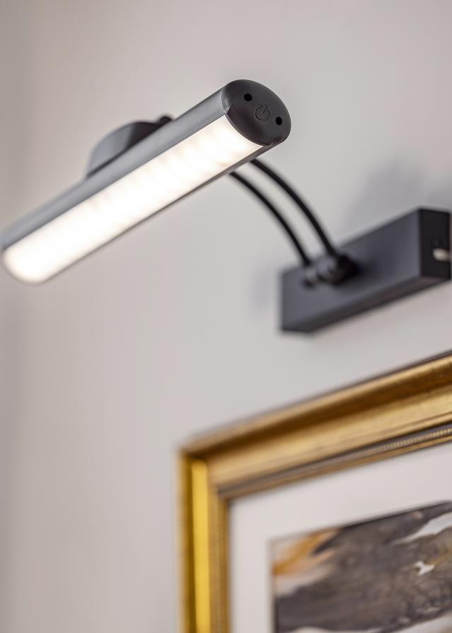 KAILA Elem Luster Akkumulátoros Képfény 32 cm - Fekete