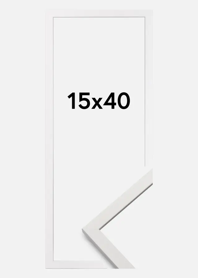 Keret Edsbyn Akrilüveg Fehér 15x40 cm