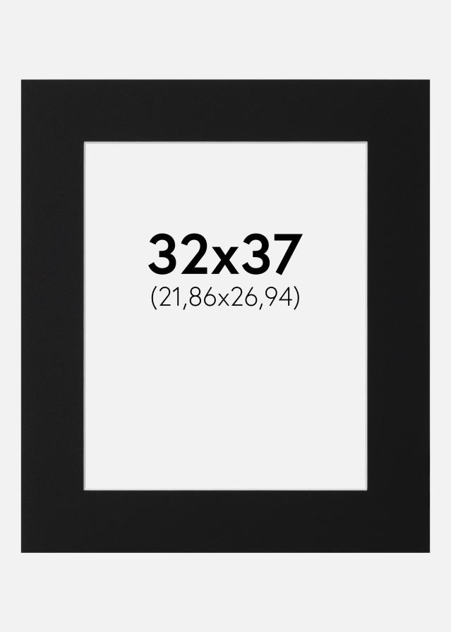Paszpartu Fekete Standard (Fehér Mag) 32x37 cm (21,86x26,94)