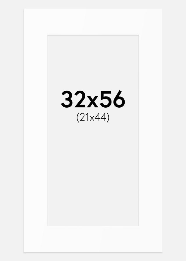 Paszpartu Standard fehér (fehér mag) 32x56 cm (21x44)