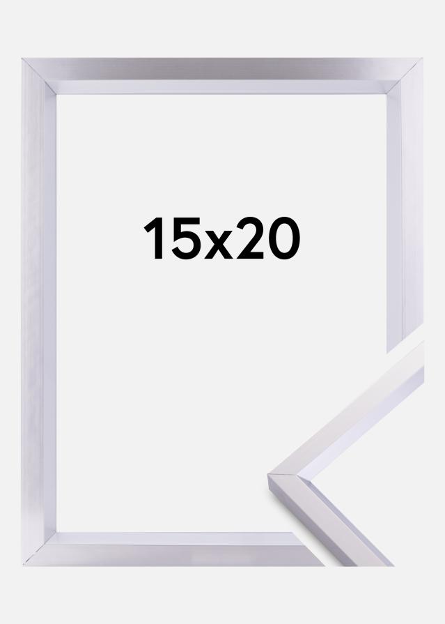 Keret Steel Style Ezüst 15x20 cm