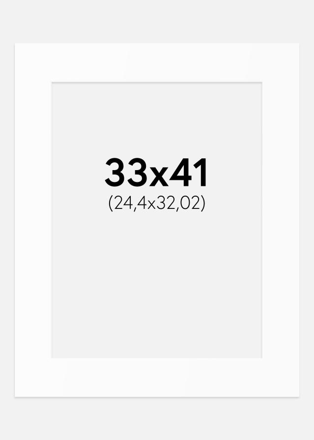 Paszpartu Standard fehér (fehér mag) 33x41 cm (24,4x32,02)